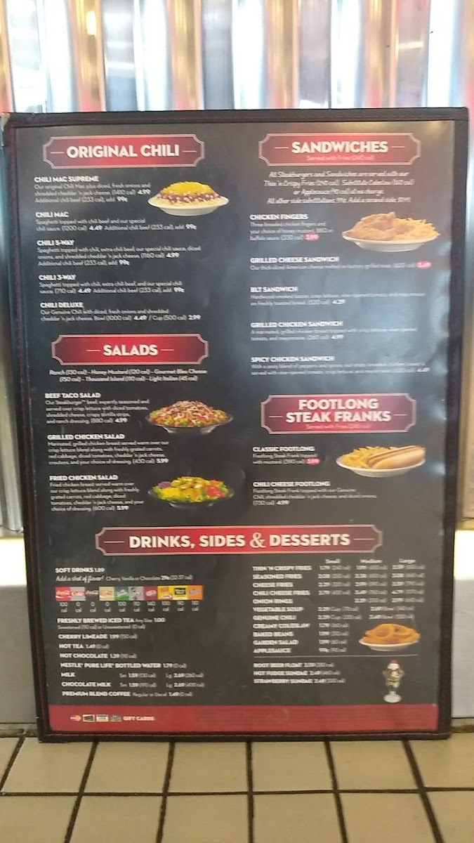 Steak 'n Shake Photo Menu 1
