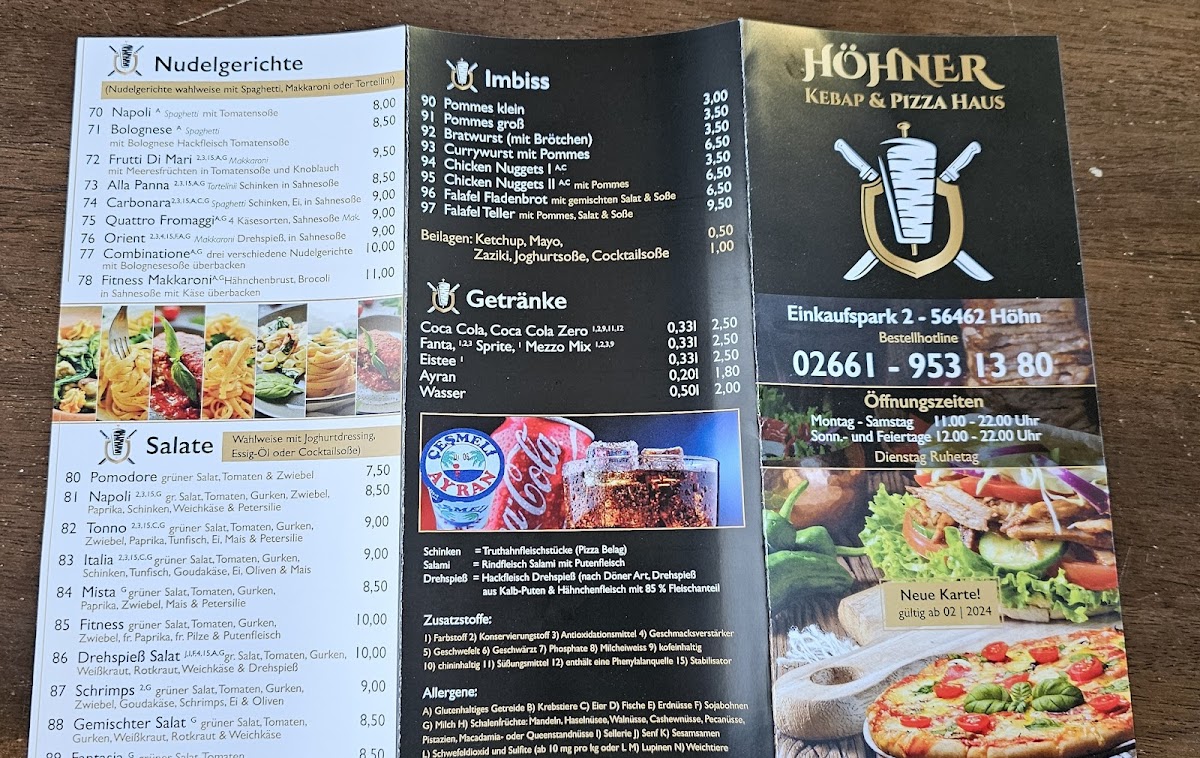 Höhner Kebap & Pizza Haus Photo Menu 4