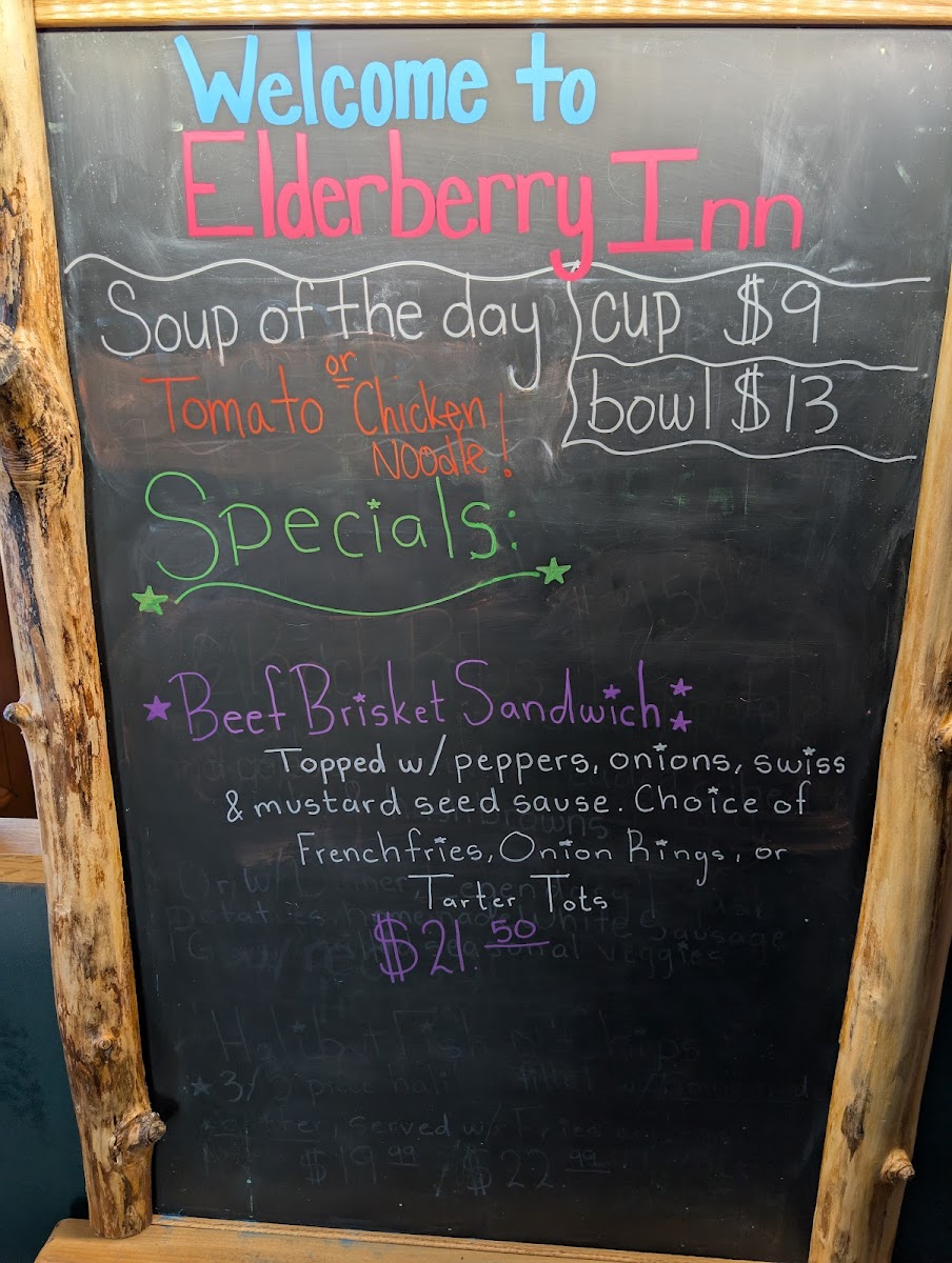 Elderberry Inn Photo Menu 5