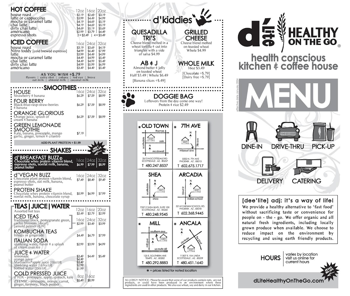 d'Lite Healthy On The Go Photo Menu 1