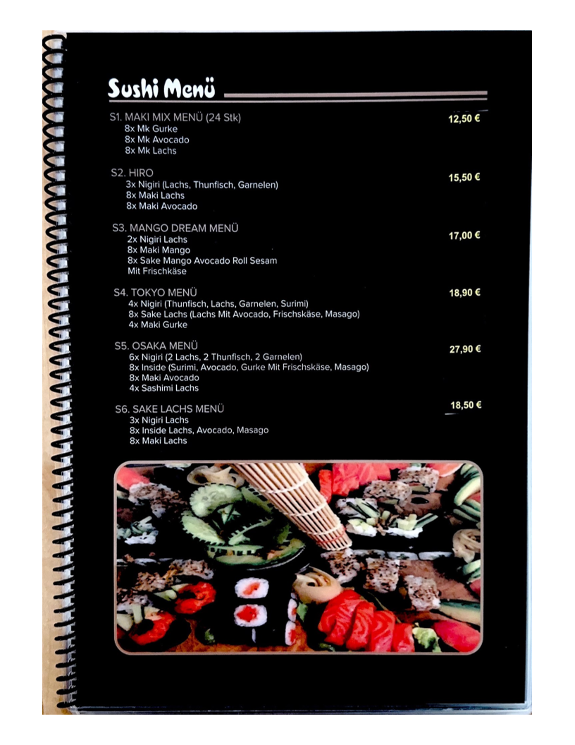 San Ho - ASIA CUSINE SUSHI Photo Menu 7