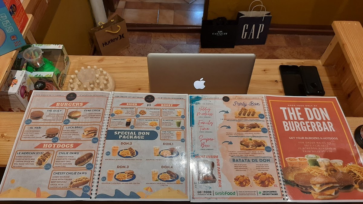 The Don Burgerbar & Coffee Photo Menu 6
