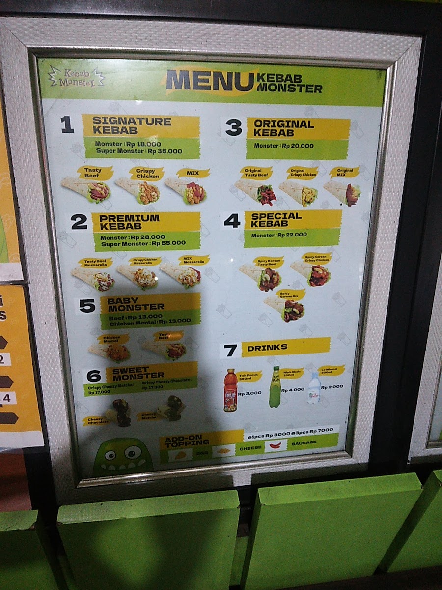 Kebab Monster Ceger Photo Menu 3