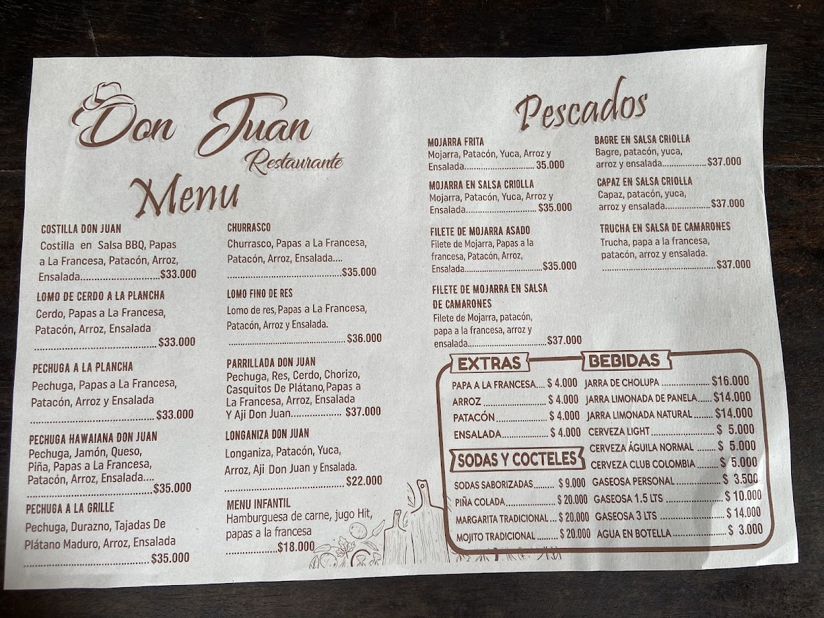 Restaurante Don Juan Photo Menu 1