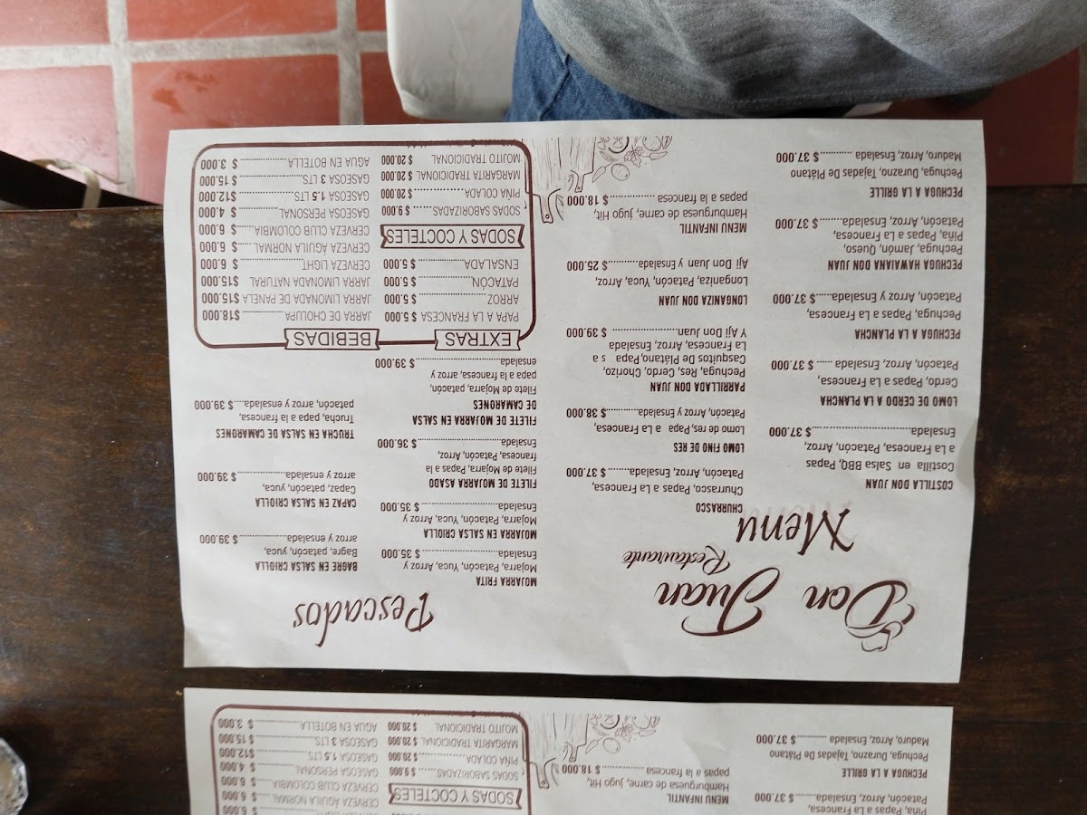Restaurante Don Juan Photo Menu 4