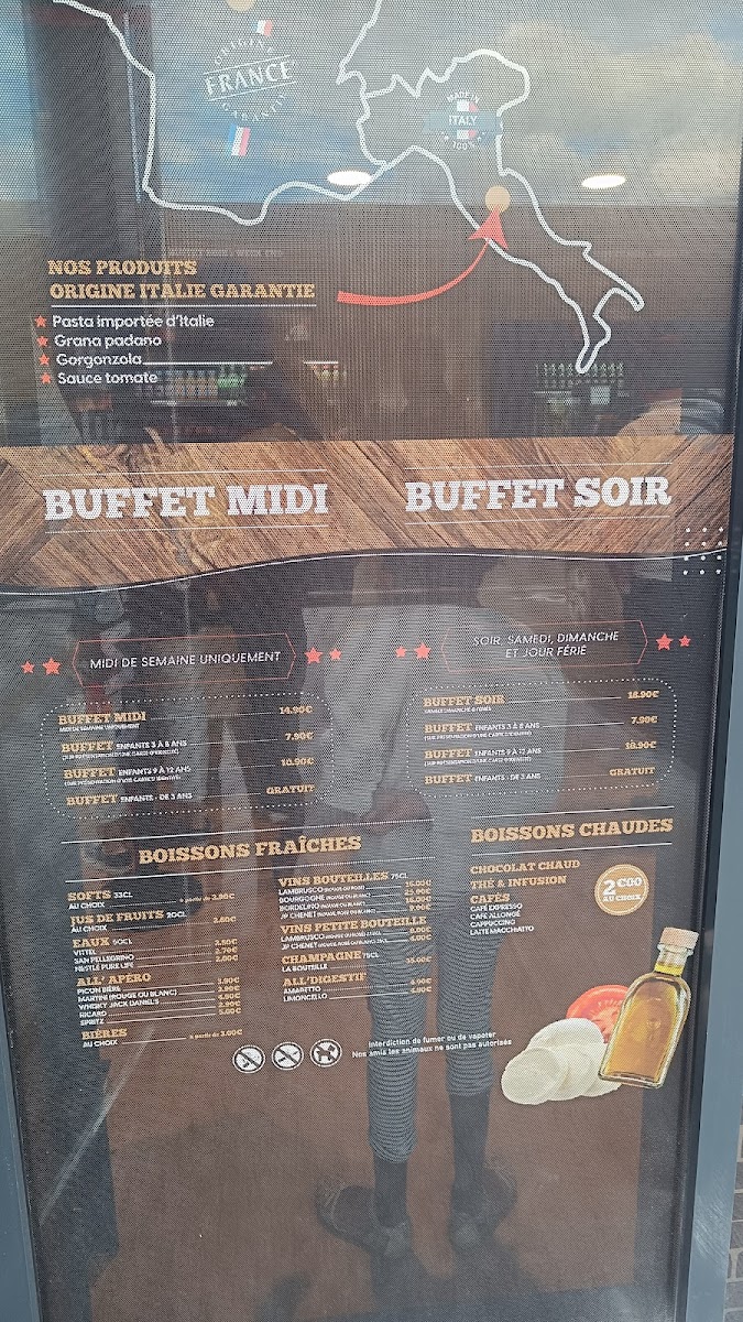 ALL PIZZA & PASTA BUFFET - Bain-de-Bretagne Photo Menu 10