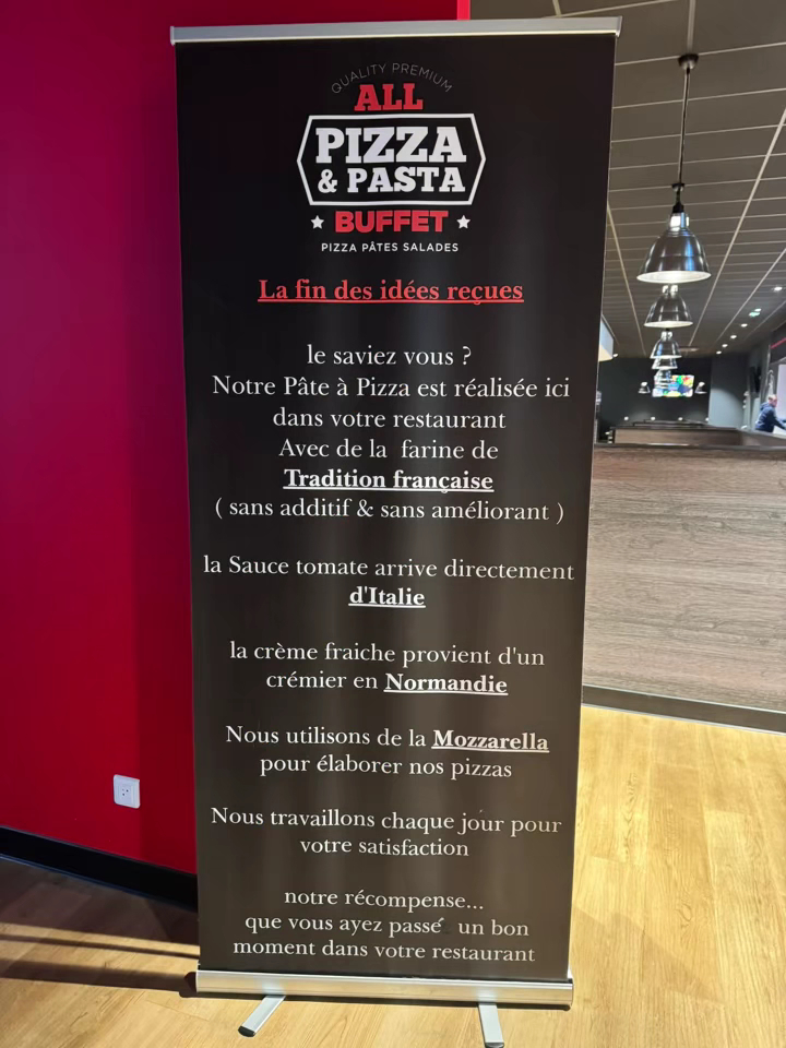 ALL PIZZA & PASTA BUFFET - Bain-de-Bretagne Photo Menu 7