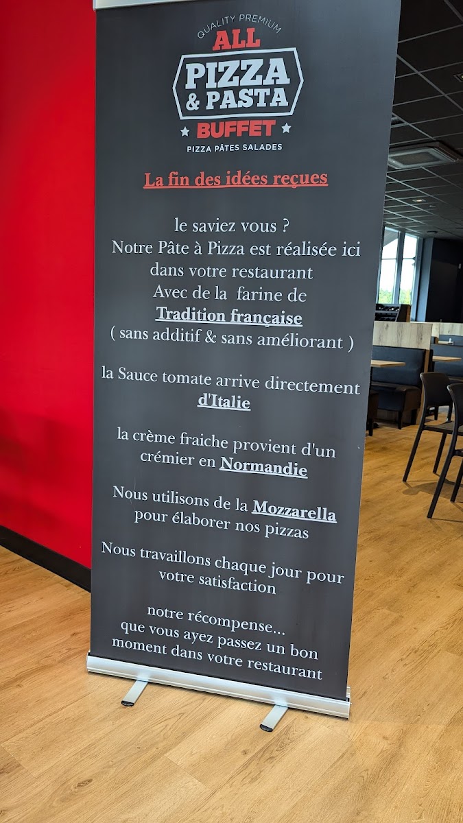 ALL PIZZA & PASTA BUFFET - Bain-de-Bretagne Photo Menu 9