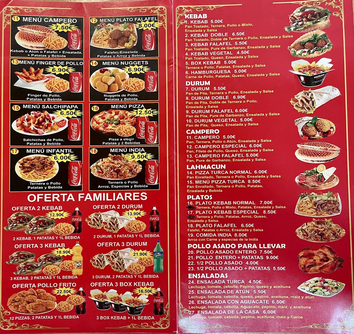 EURO KEBAB ll Photo Menu 1