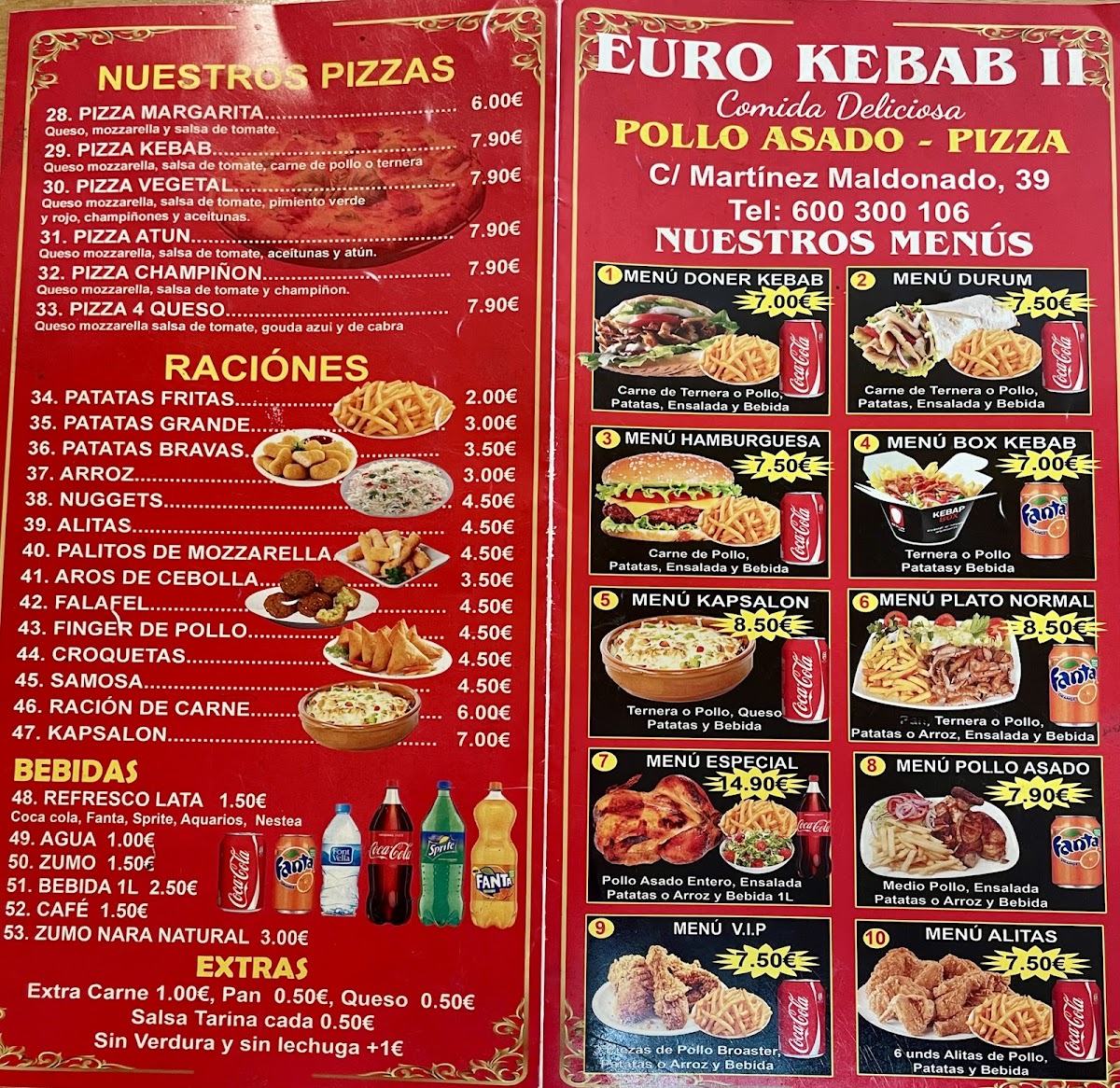 EURO KEBAB ll Photo Menu 2