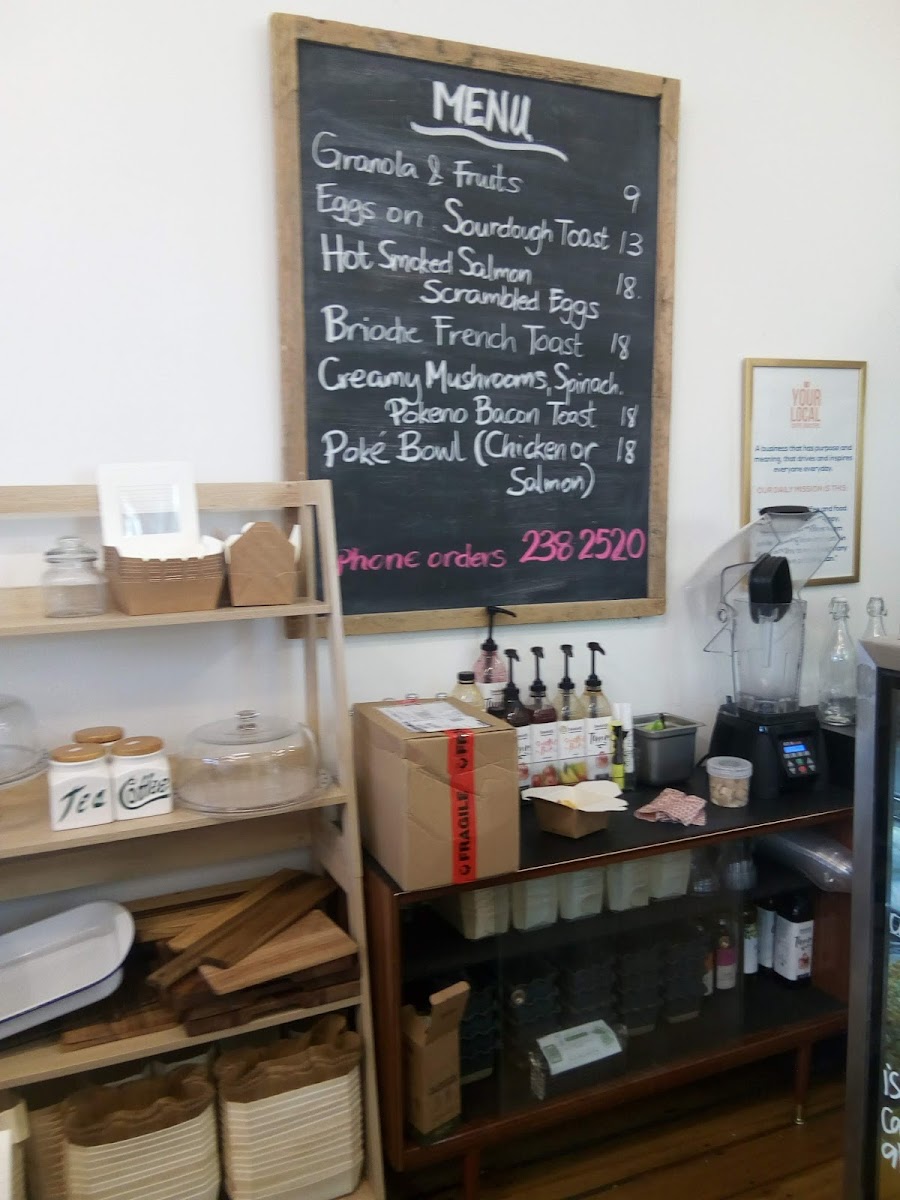 Your Local Coffee Roasters Photo Menu 9