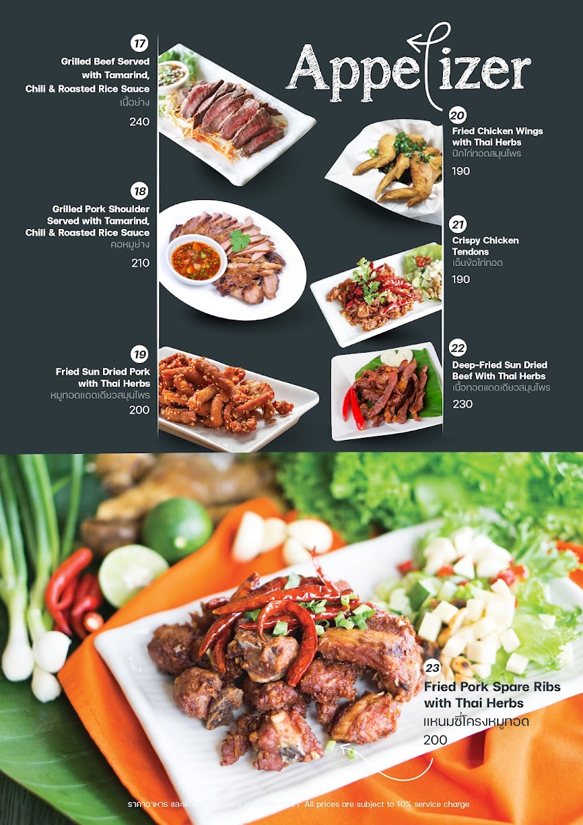 พีระมิด : Pyramid Beer Garden & Restaurant Photo Menu 3