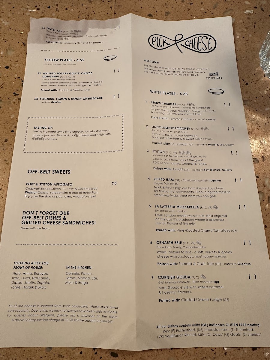Pick & Cheese - Covent Garden Photo Menu 5