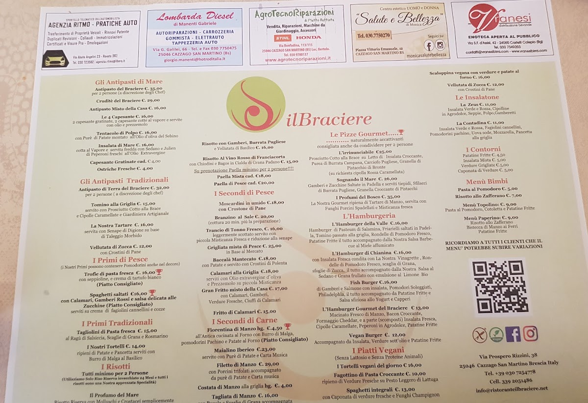 Ristorante Pizzeria Il Braciere Photo Menu 5
