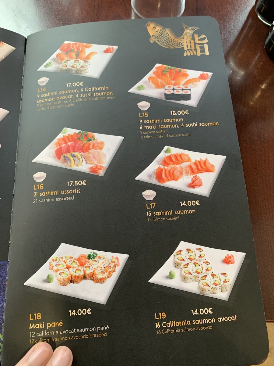 Sushi Sashi ( Okasushi ) Photo Menu 2