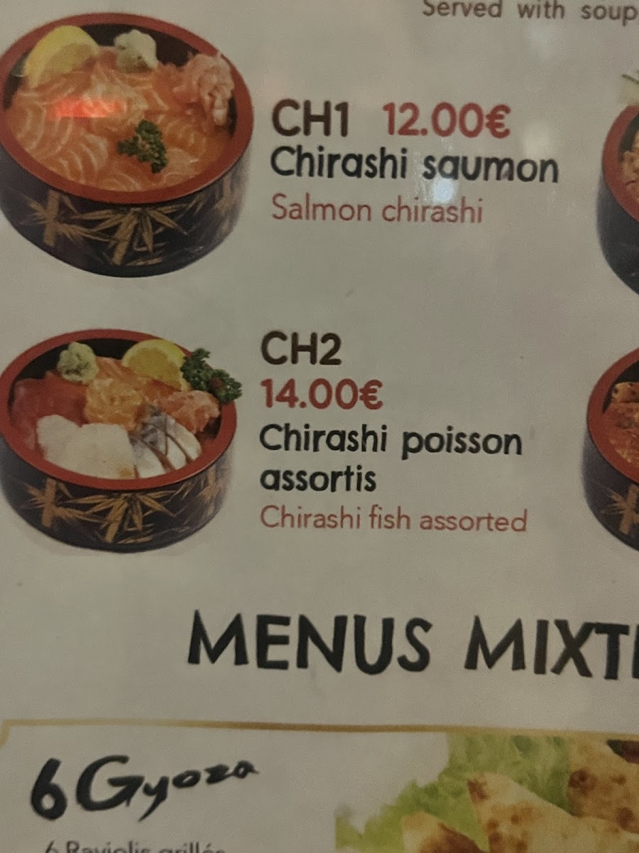 Sushi Sashi ( Okasushi ) Photo Menu 3