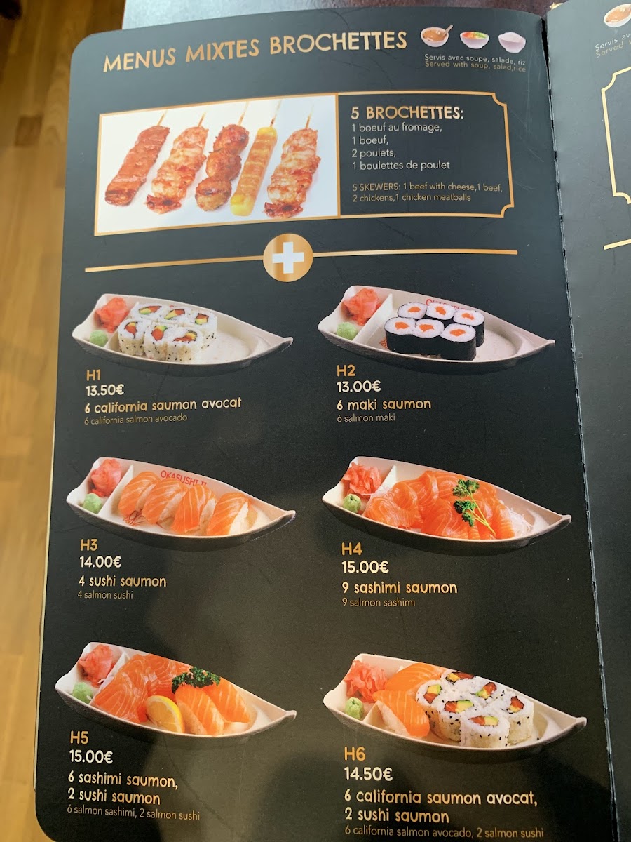 Sushi Sashi ( Okasushi ) Photo Menu 5