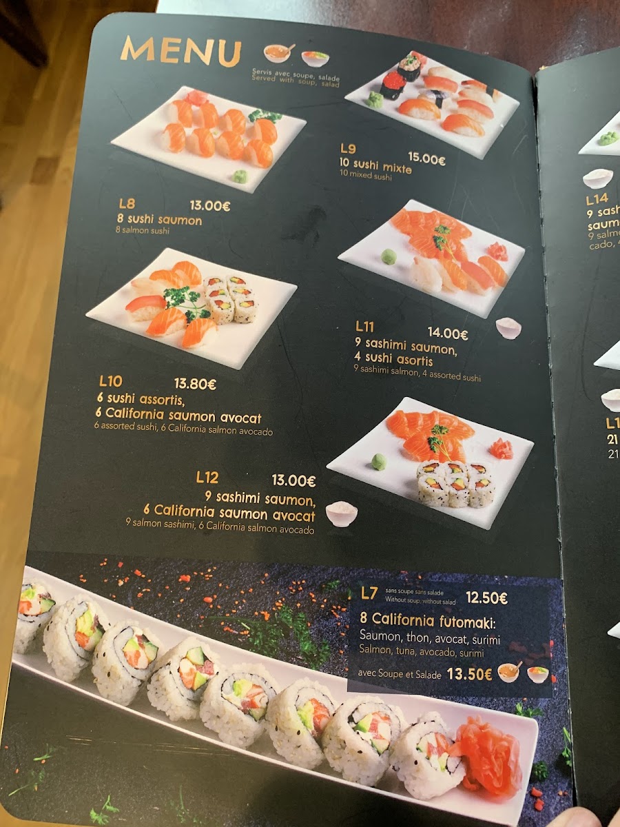 Sushi Sashi ( Okasushi ) Photo Menu 8