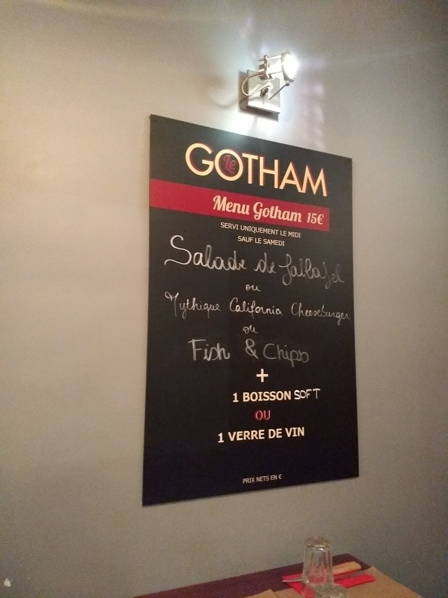 Le Gotham Photo Menu 2