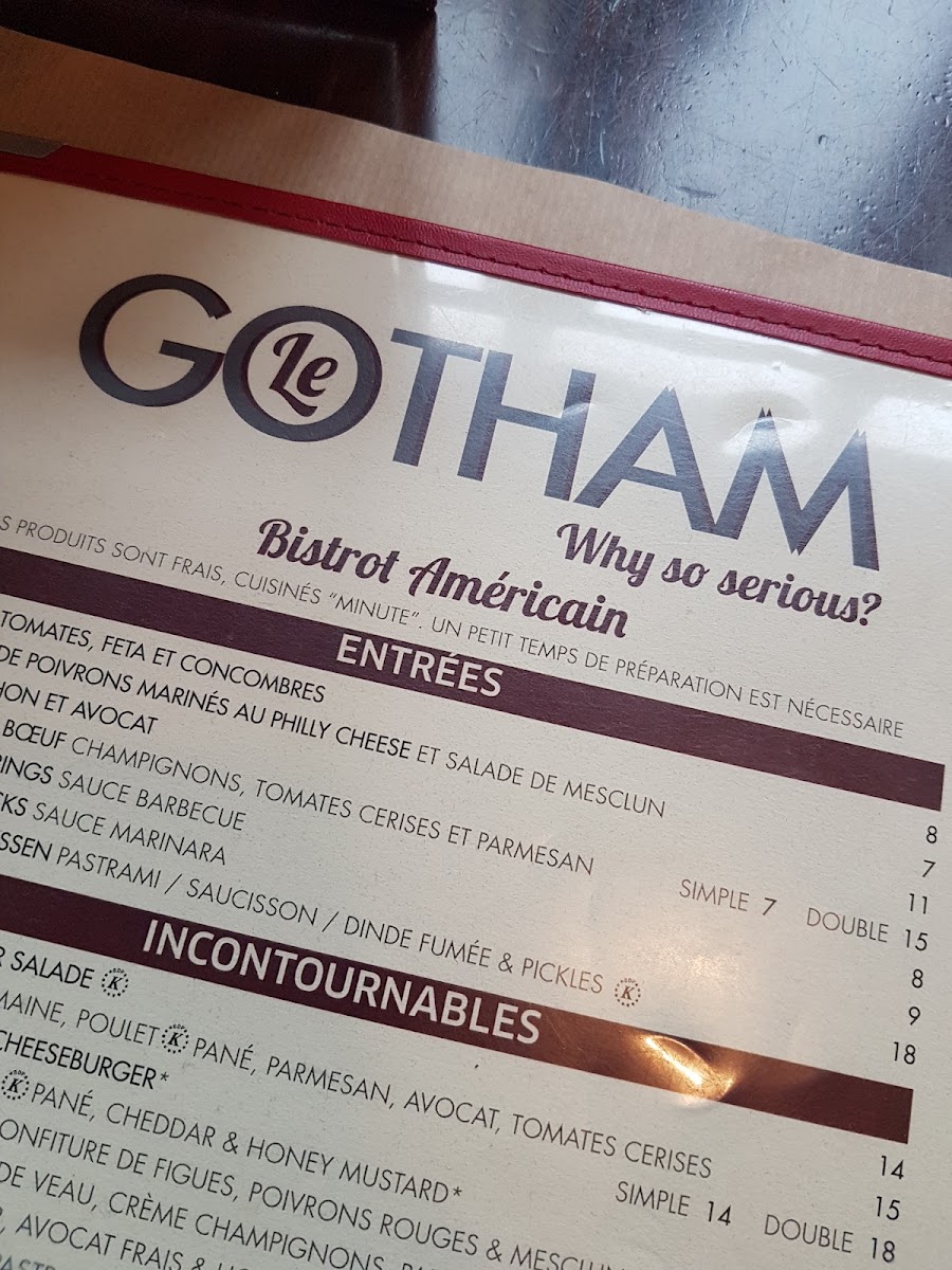 Le Gotham Photo Menu 3