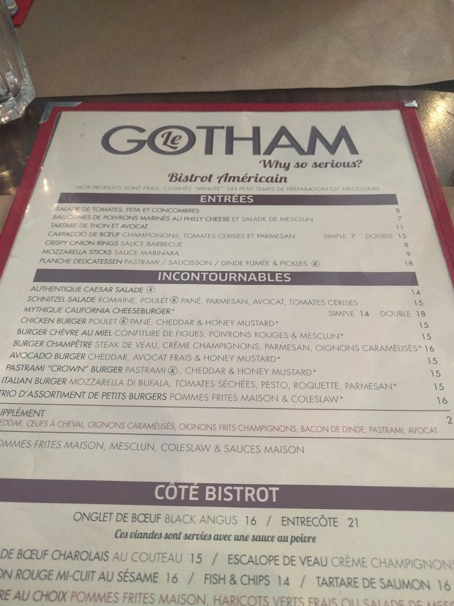Le Gotham Photo Menu 4