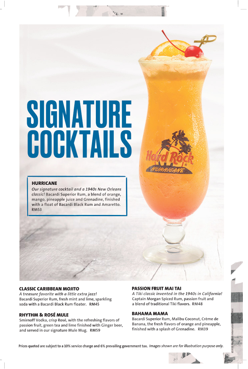 Hard Rock Cafe Melaka Photo Menu 10