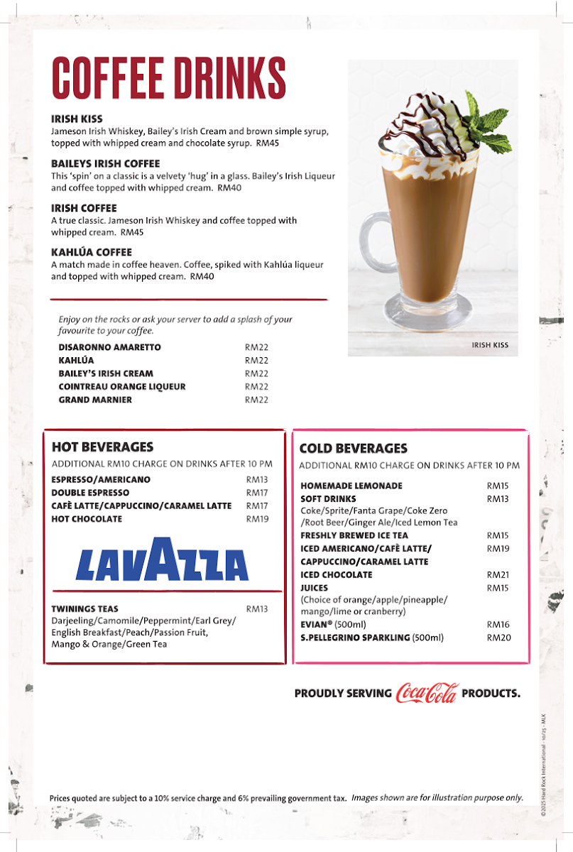Hard Rock Cafe Melaka Photo Menu 9