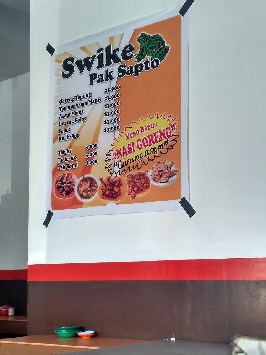Sweke Kodok Pak Sapto Photo Menu 1
