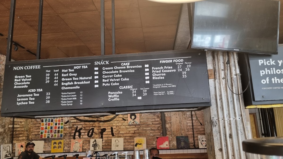 Filosofi Kopi Melawai Photo Menu 10