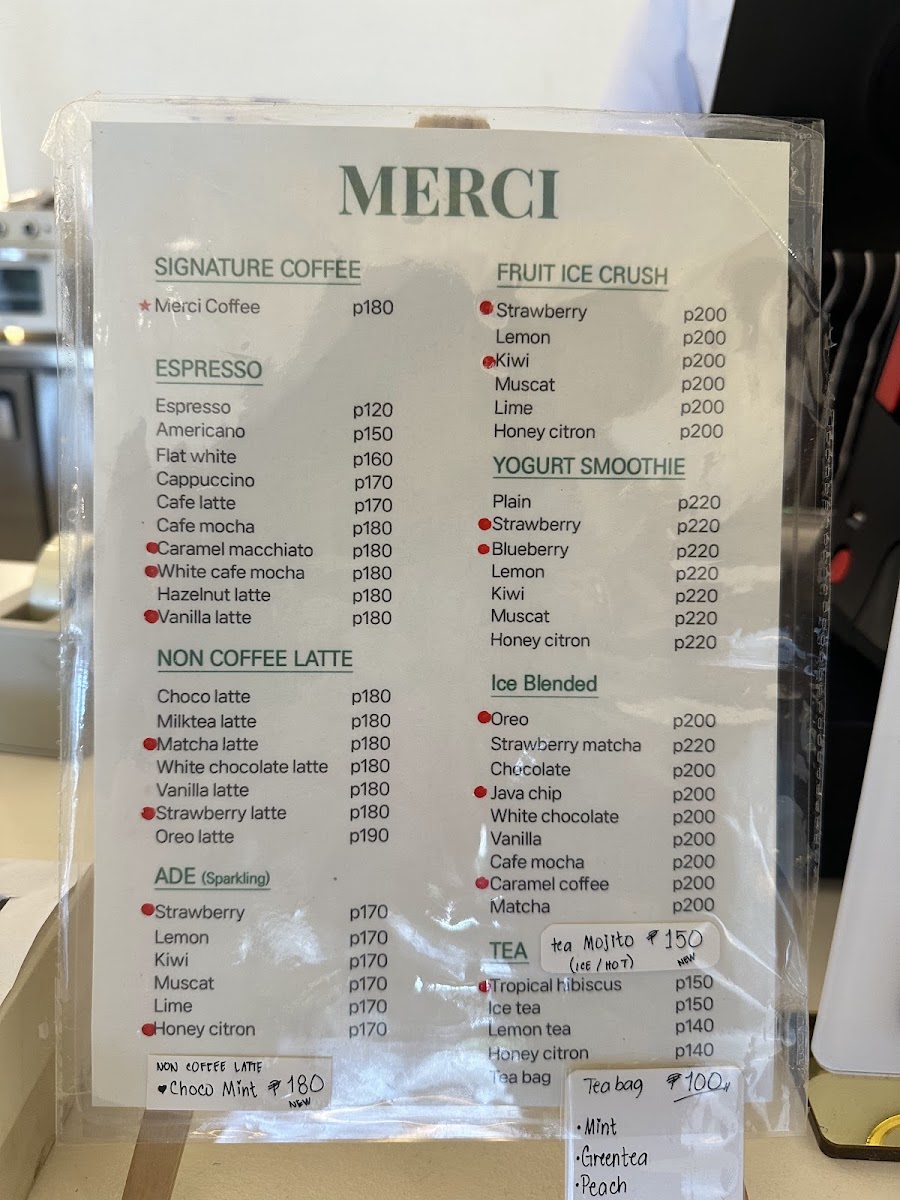 MERCI Bakery & Brunch Photo Menu 3
