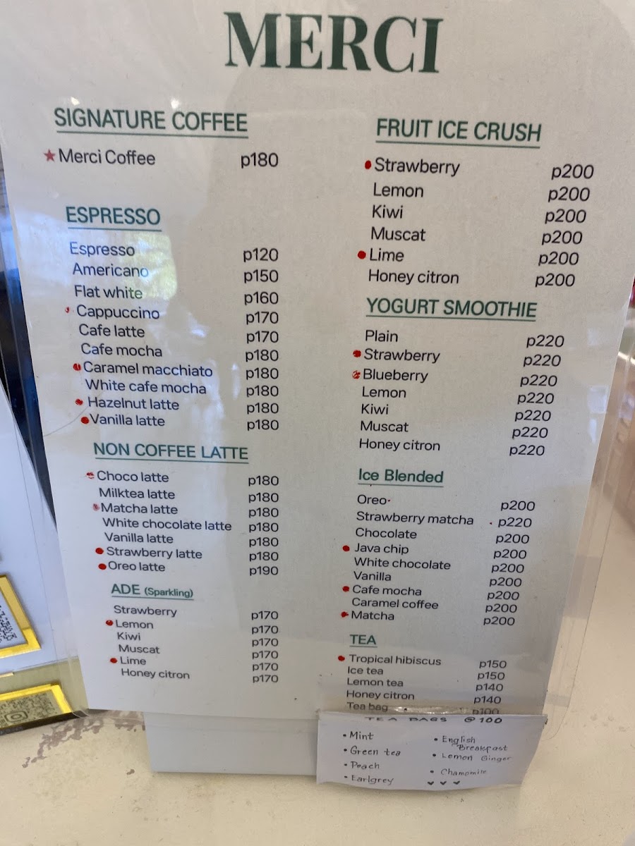 MERCI Bakery & Brunch Photo Menu 4