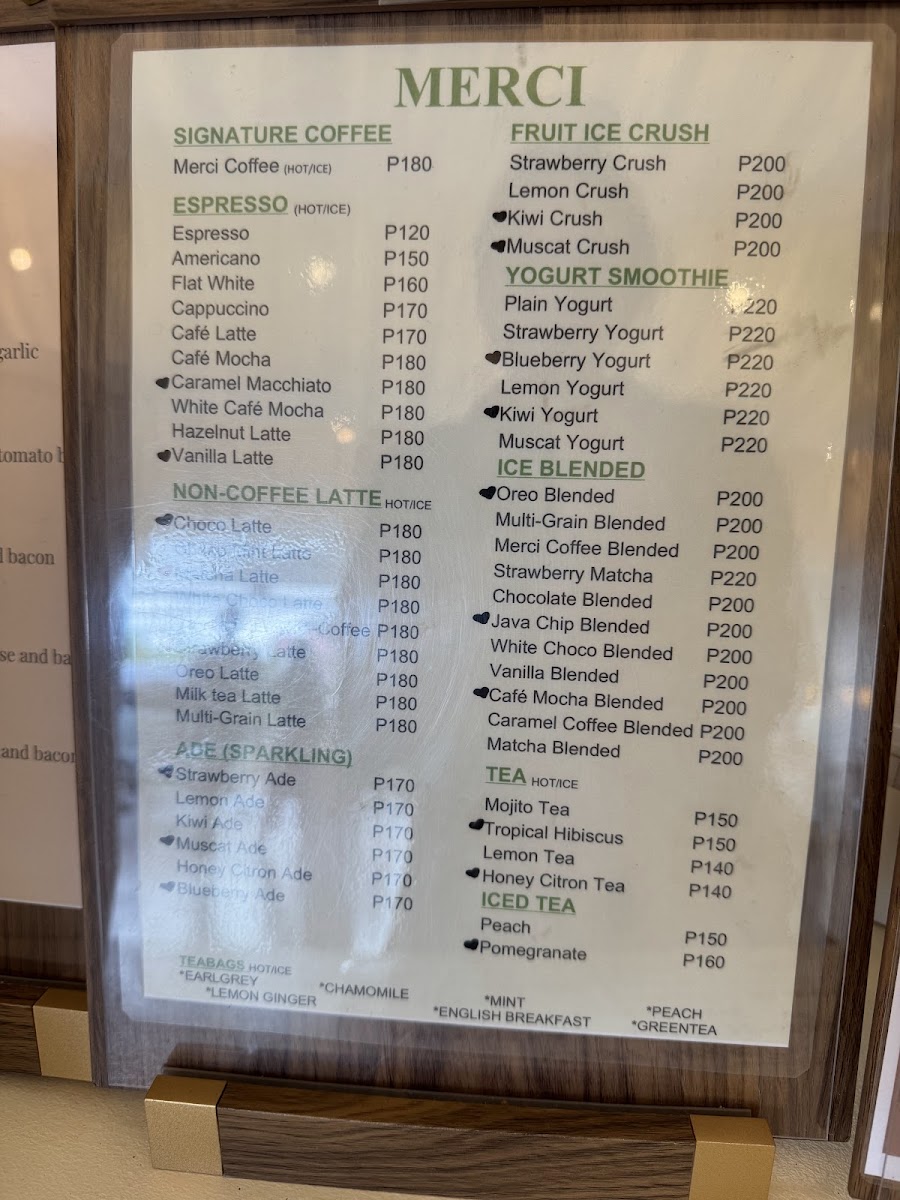 MERCI Bakery & Brunch Photo Menu 7
