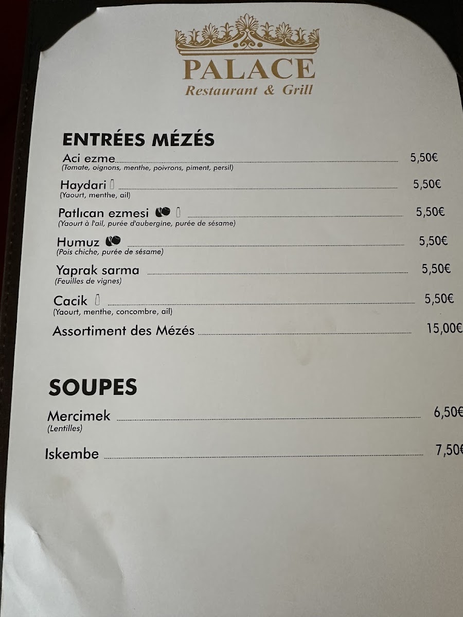 palace restaurant turc Photo Menu 10