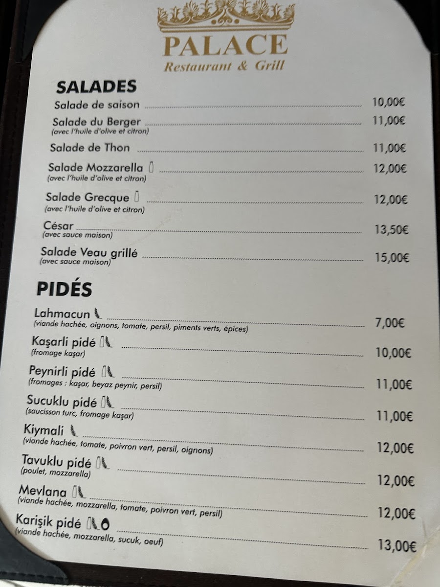 palace restaurant turc Photo Menu 4