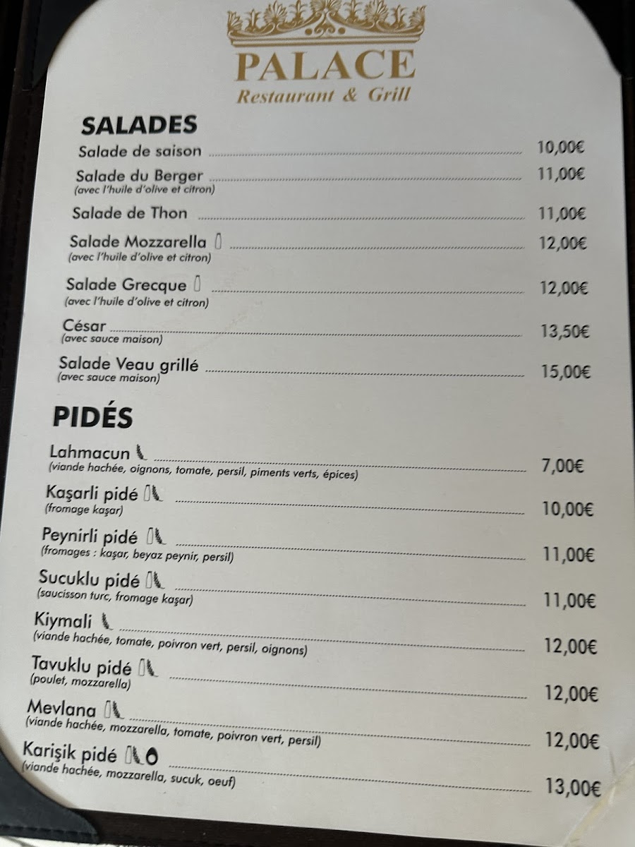 palace restaurant turc Photo Menu 5