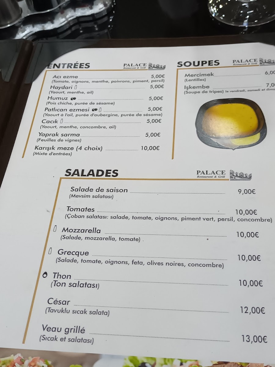 palace restaurant turc Photo Menu 8