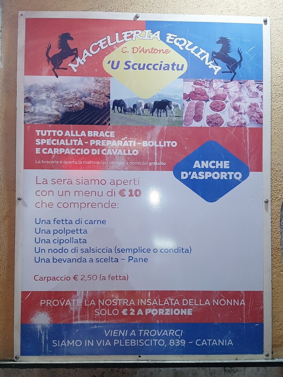 Macelleria Equina D'Antone U Scucciatu Photo Menu 2