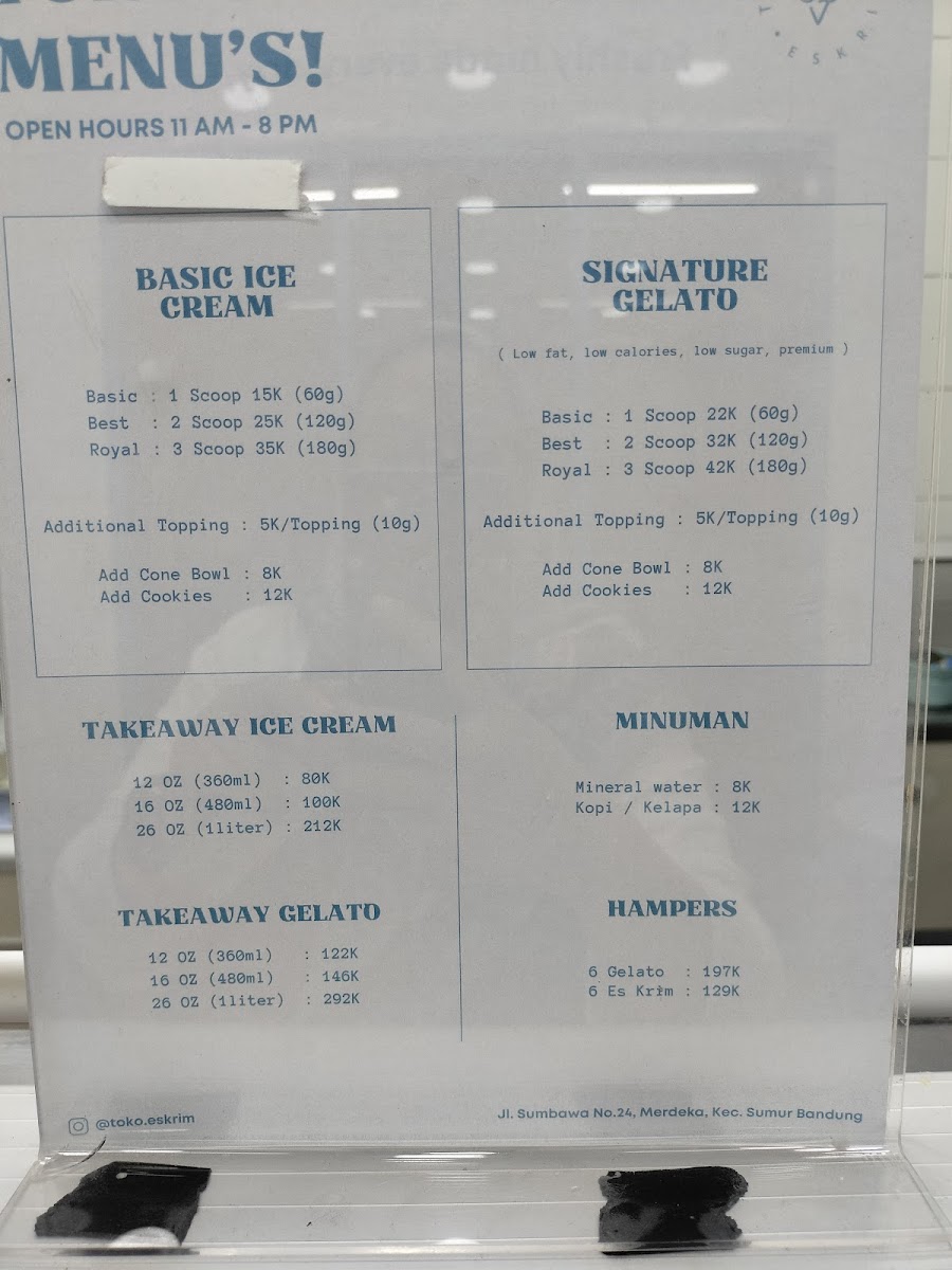 Toko Es Krim Photo Menu 3