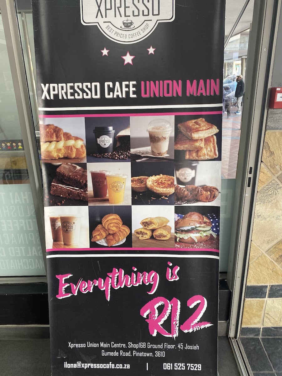 Xpresso Cafe Pinetown Union Main Photo Menu 2