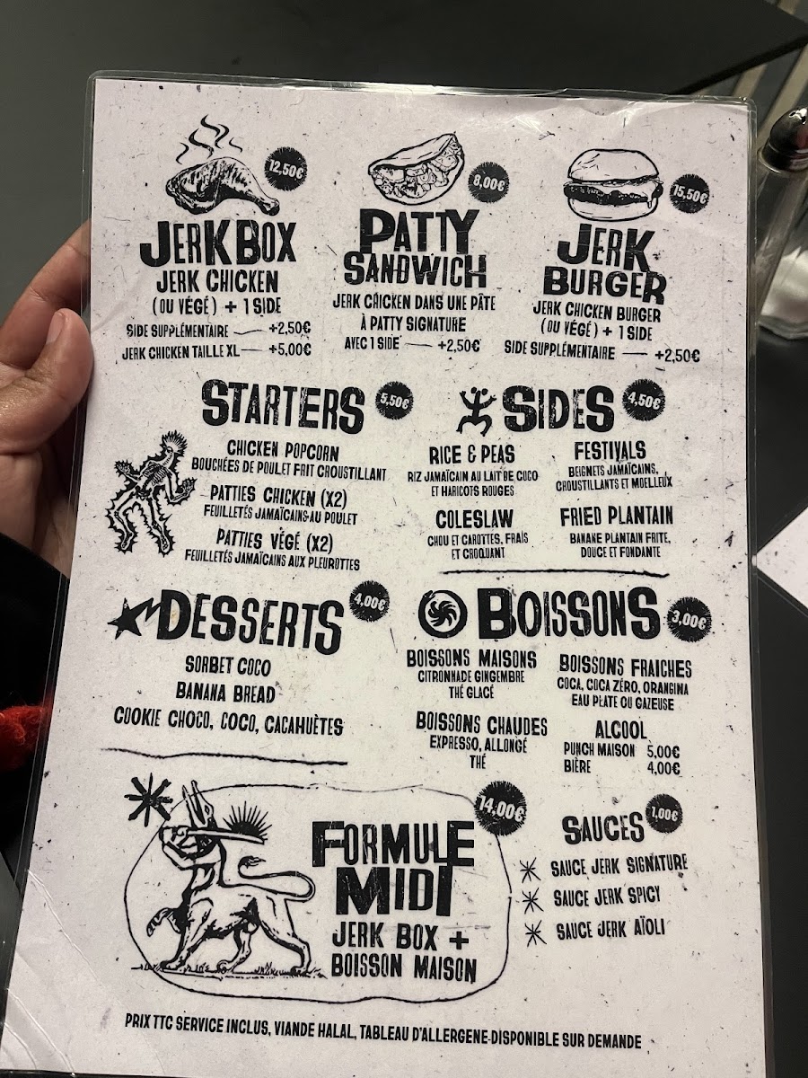 Oh My Jerk! Photo Menu 1