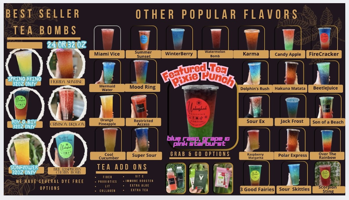 Unleashed Nutrition Photo Menu 5