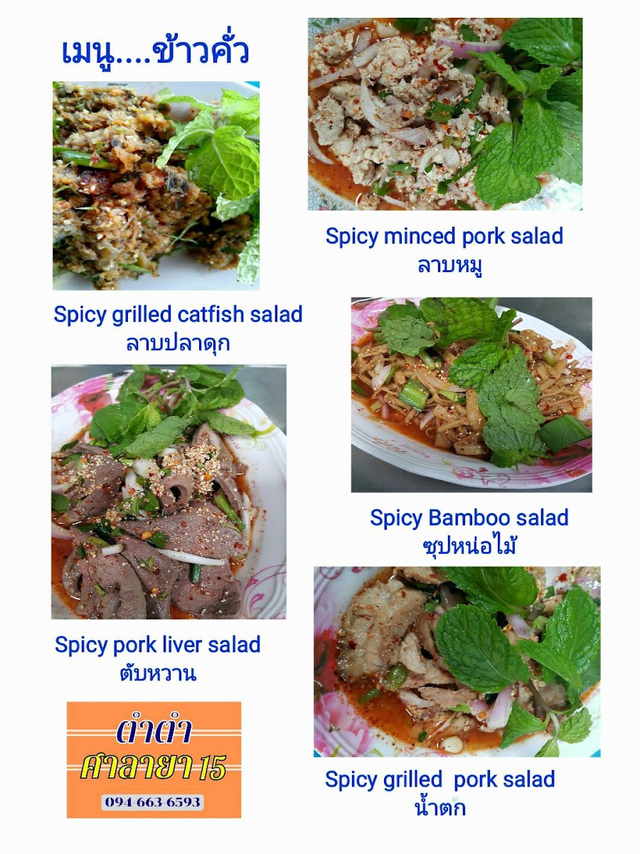 Ta Ta Restaurant Photo Menu 6
