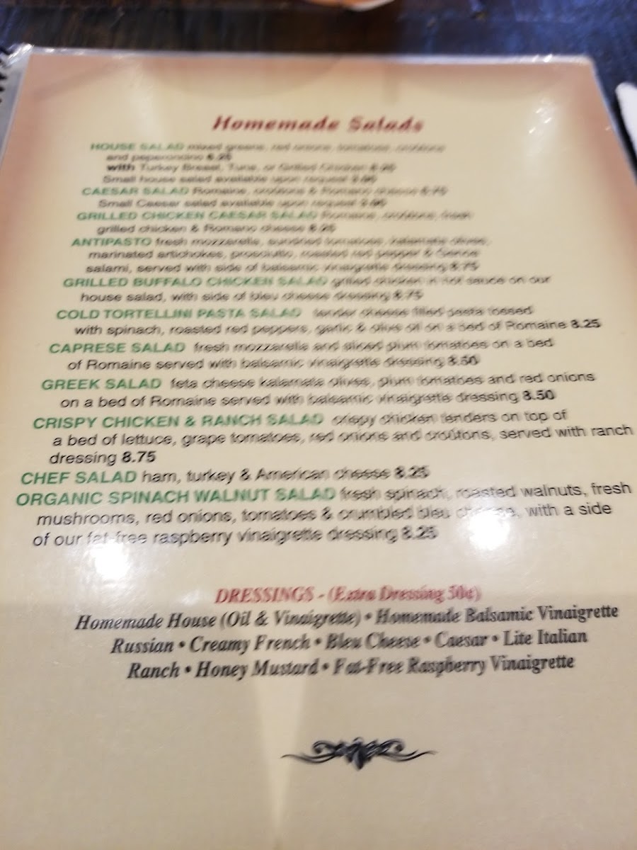 Meglio Pizzeria Photo Menu 6