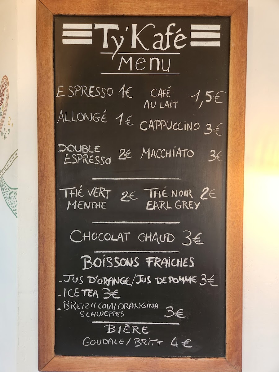 Ty kafé Photo Menu 1