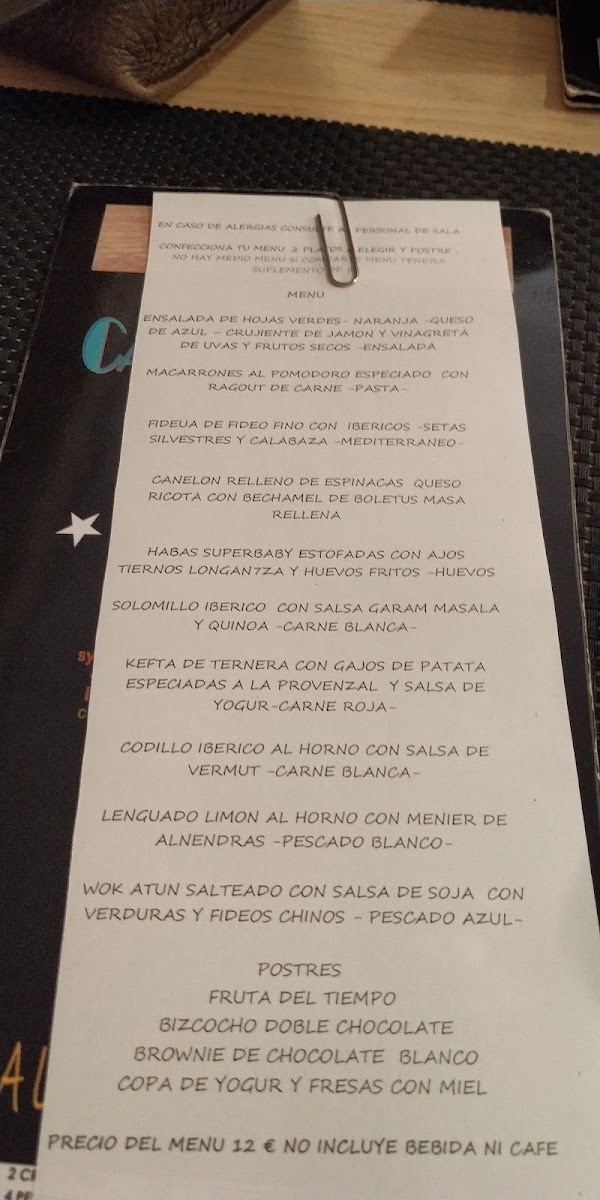 Restaurante Café Cinema Photo Menu 4