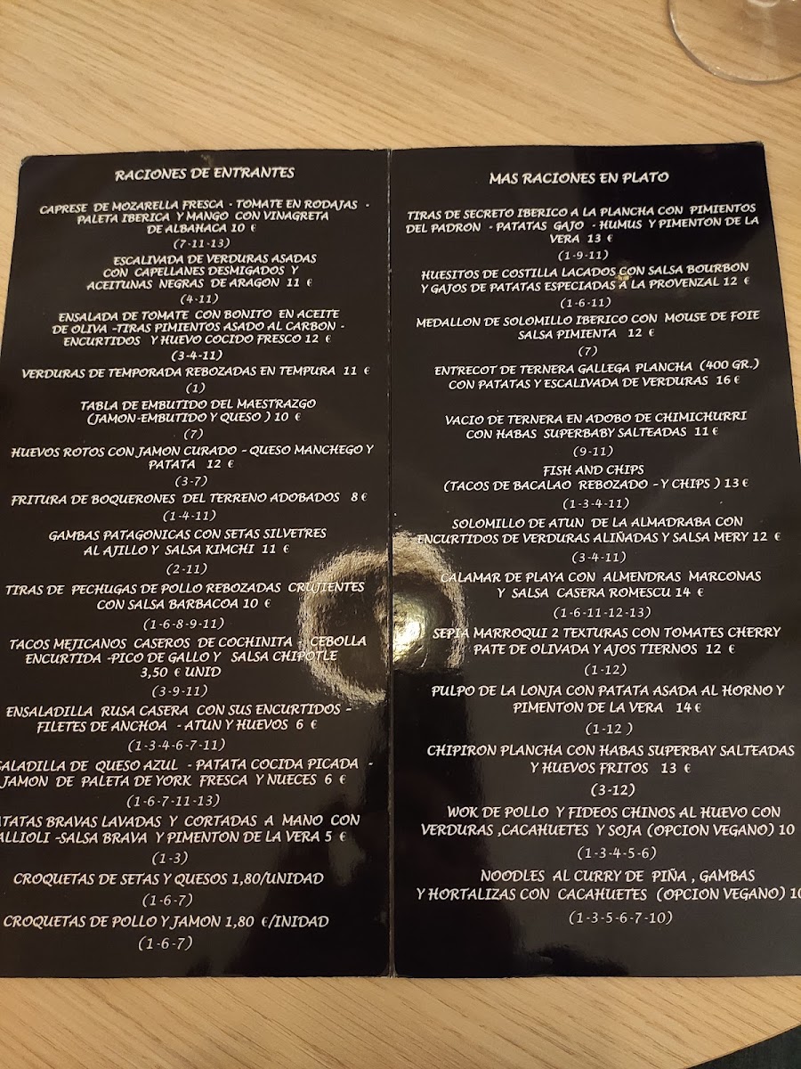Restaurante Café Cinema Photo Menu 5