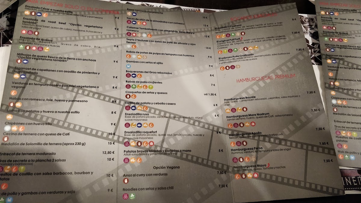 Restaurante Café Cinema Photo Menu 8