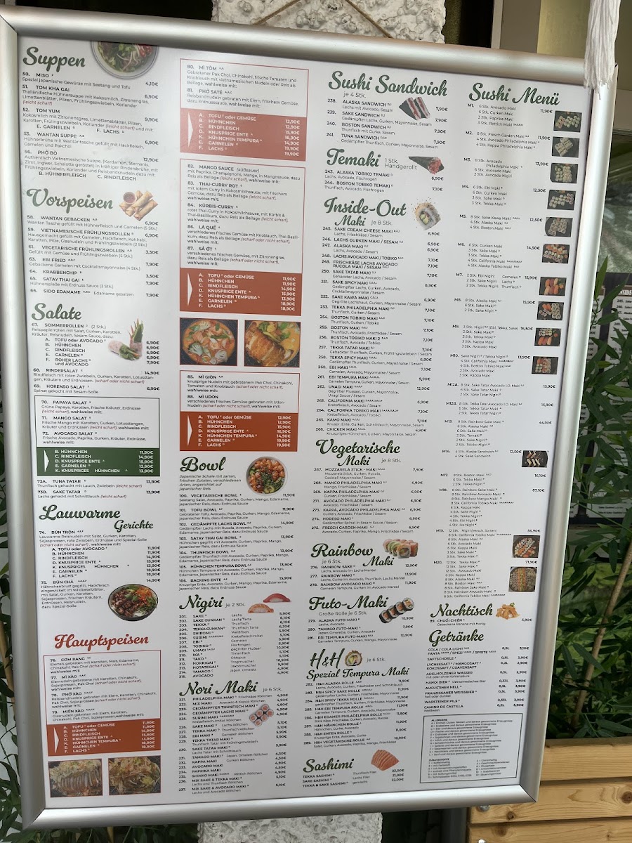 H&H Asia Bistro Photo Menu 3