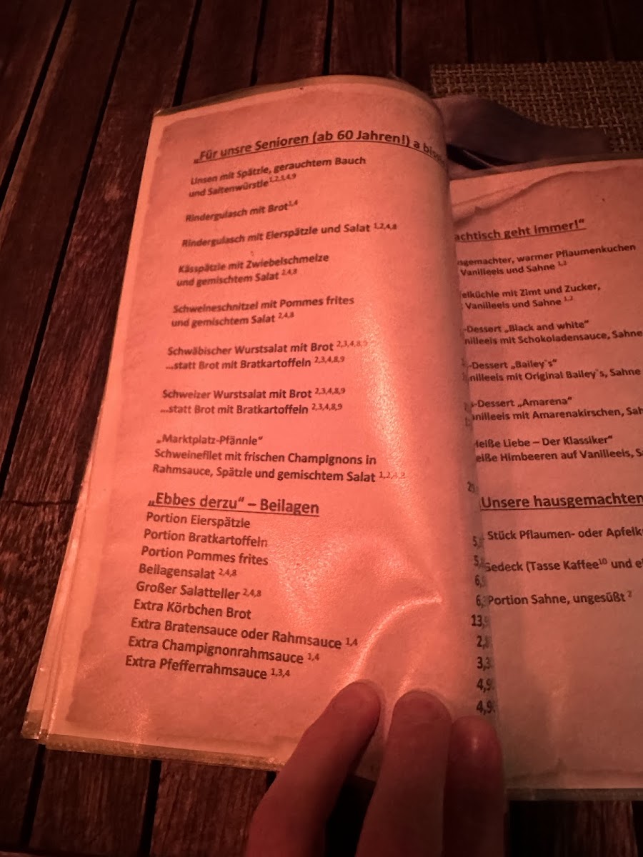 Zur Sattlerei Photo Menu 4