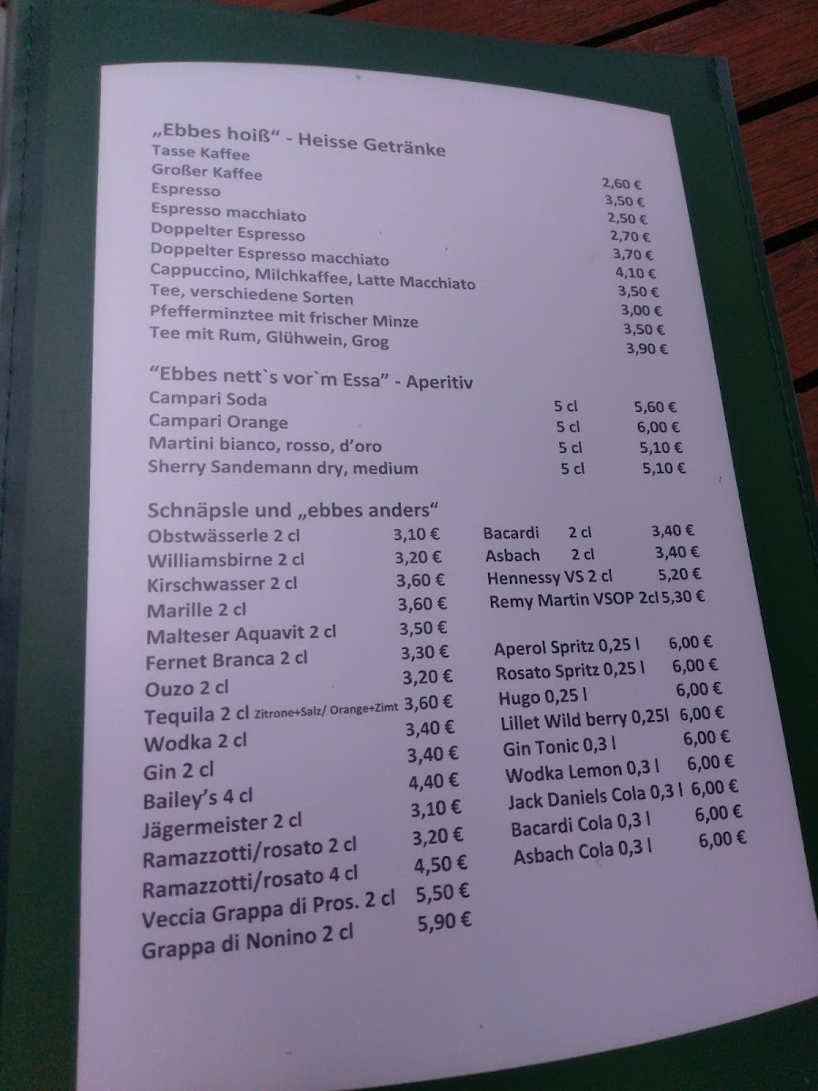 Zur Sattlerei Photo Menu 7